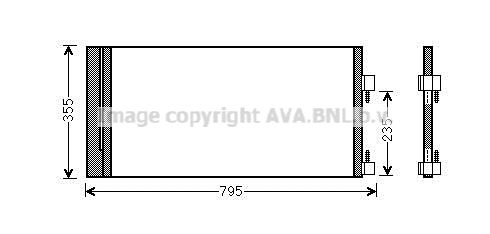 AVA QUALITY COOLING Конденсатор, кондиционер RT5430D